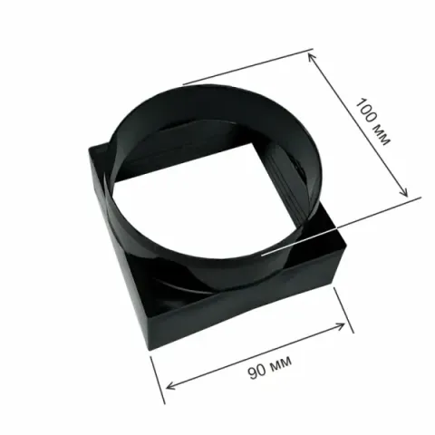 Витяжка кухонна ELEYUS VERTICAL 470 50 BL (чорна, вертикальна)
