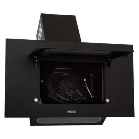 Витяжка кухонна ELEYUS VERTICAL 470 50 BL (чорна, вертикальна)