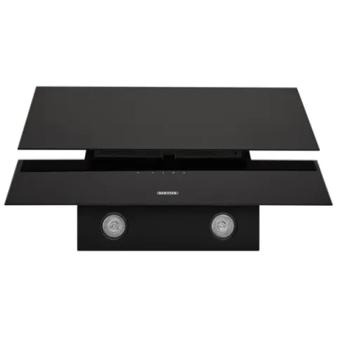 Витяжка кухонна ELEYUS ELEMENT 700 60 BL (чорна, вертикальна)