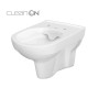 SET 794 Унітаз підвісний Cersanit CITY CLEAN ON з дюропластовим сидінням Slim