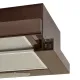 Витяжка кухонна ELEYUS BREEZE 470 60 BR (коричнева, телескопічна)