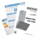 Витяжка кухонна ELEYUS SPECTRA 700 LED 60 BL (чорна, вертикальна)