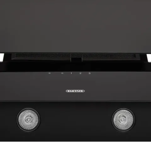 Витяжка кухонна ELEYUS ELEMENT 700 60 BL (чорна, вертикальна)