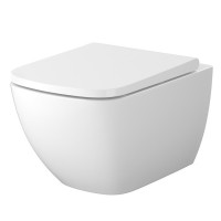 СЕТ C198 Унітаз підвісний Cersanit Zen Pro Vortex (S701-882) з дюропластовим сидінням Larga SLIM