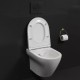 SET B331 Унітаз підвісний Cersanit Larga S701-472 з дюропластовим сидінням Slim, Soft Close