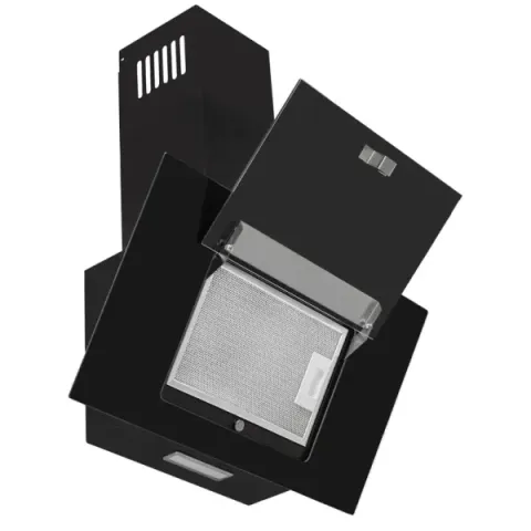 Витяжка кухонна ELEYUS SENSA 1000 LED 60 BL (чорна, вертикальна)