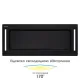 Витяжка кухонна ELEYUS GEMINI 1200 LED 70 BL (чорна, вбудована)