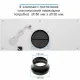 Витяжка кухонна ELEYUS GEMINI 1200 LED 70 WH (біла, вбудована)