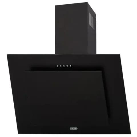 Витяжка кухонна ELEYUS VERTICAL 470 60 BL (чорна, вертикальна)