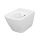 SET B220 Унітаз підвісний Cersanit CITY Square CleanOn з дюропластовим сидінням Slim