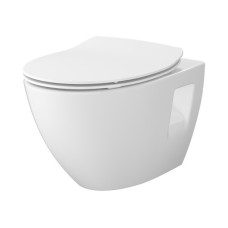 SET B904 Унітаз підвісний Cersanit MODUO PLUS CLEAN ON з дюропластовим сидінням Slim