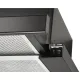 Витяжка кухонна ELEYUS STORM 700 60 BL (чорна, телескопічна)