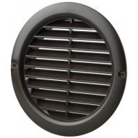 Решітка вентиляційна (VENTS) Ø100 коричнева (з москітною сіткою)