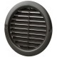 Решітка вентиляційна (VENTS) Ø100 коричнева (з москітною сіткою)