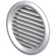 Решітка дверна (VENTS) Ø50 мм сіра