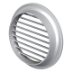 Решітка дверна (VENTS) Ø50 мм сіра