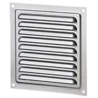 Решітка вентиляційна (VENTS) 125х125 мм цинк (металева)