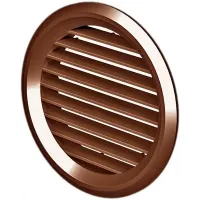 Решітка дверна (VENTS) Ø50 мм коричнева