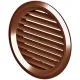 Решітка дверна (VENTS) Ø50 мм коричнева
