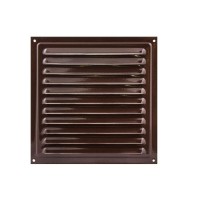 Решітка вентиляційна VENTS 250 коричнева/металева
