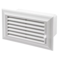 Решітка вентиляційна (VENTS) (торцева-жалюзі) 55x110
