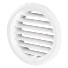 Решітка дверна (VENTS) Ø50 мм біла