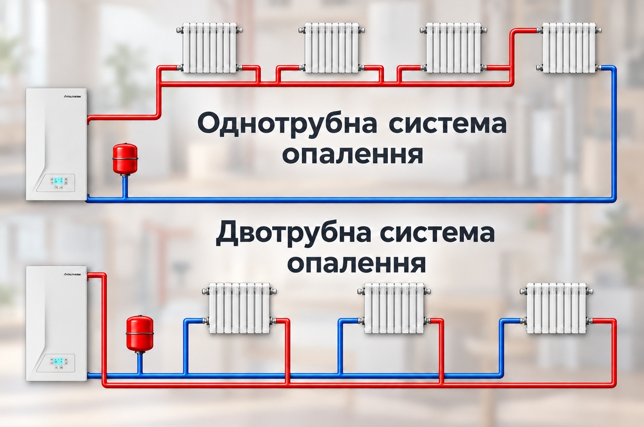 Схеми опалення приватного будинку: однотрубна, двотрубна чи гравітаційна Схеми опалення приватного будинку: однотрубна, двотрубна чи гравітаційна