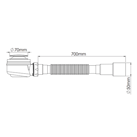 Сифон для душового піддону NOVA 1630N 1