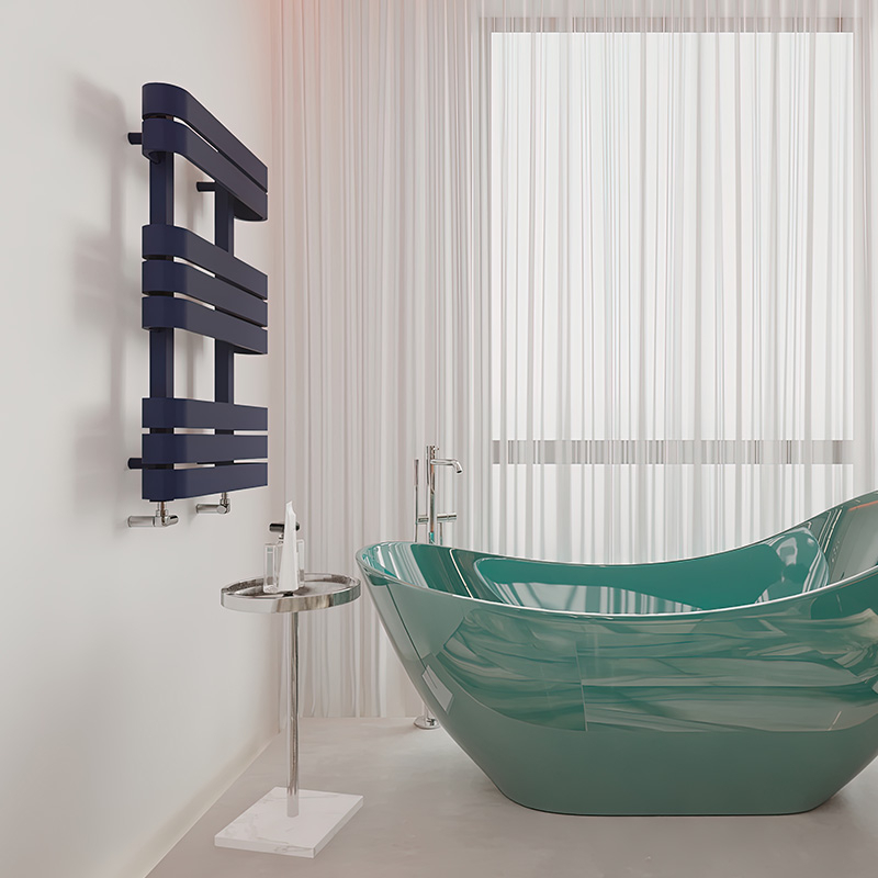 Рушникосушка дизайнерська Ideale Olivia 11 8/850/500 синій 3