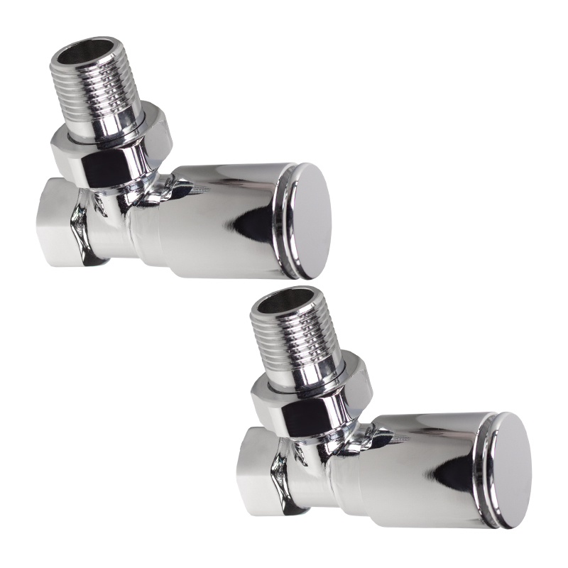Комплект кранів для рушникосушки Ideale 1/2” хром 2