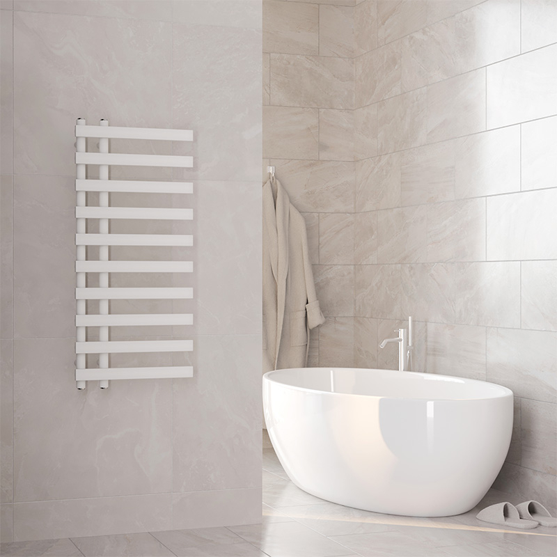 Рушникосушка дизайнерська Ideale Aurora 10/1000/450 білий 2