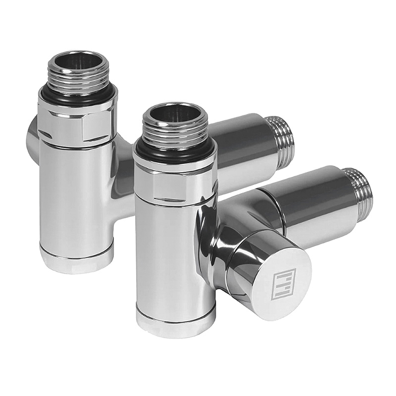 Комплект дизайн кранів під ТЕН Ideale Senso 1/2”x1/2” хром 1