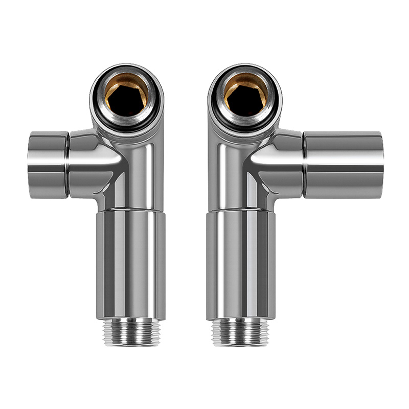 Комплект дизайн кранів під ТЕН Ideale Senso 1/2”x1/2” хром 2