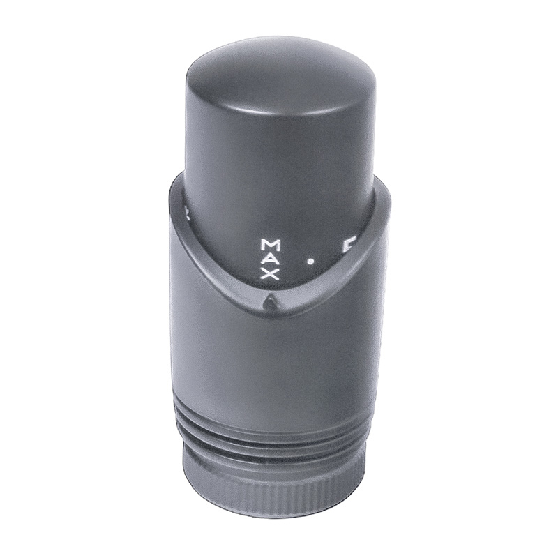 Комплект дизайн кранів з термоголовкою Ideale Duo 1/2”x1/2” антрацит 3