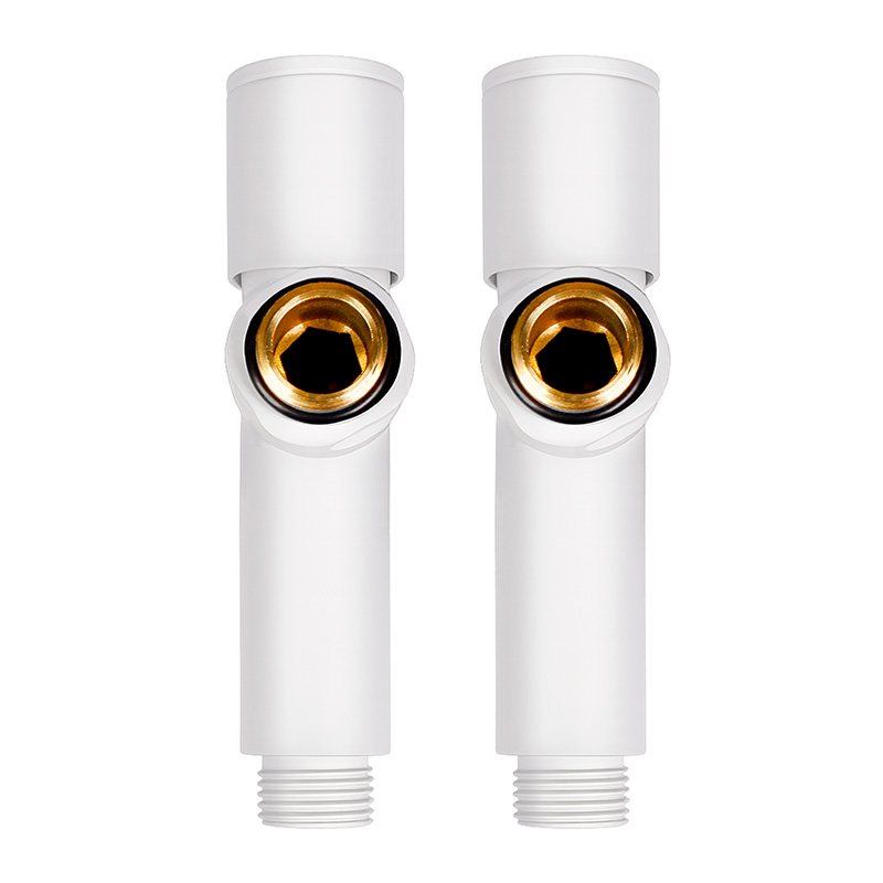 Комплект дизайн кранів Ideale Dante 1/2”x1/2” білий 3