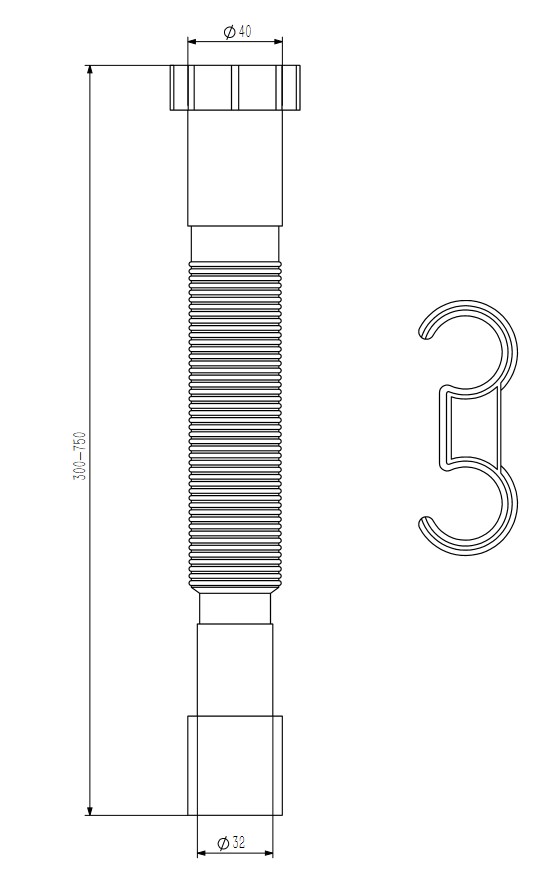 Гнучке з'єднання 40х32 1