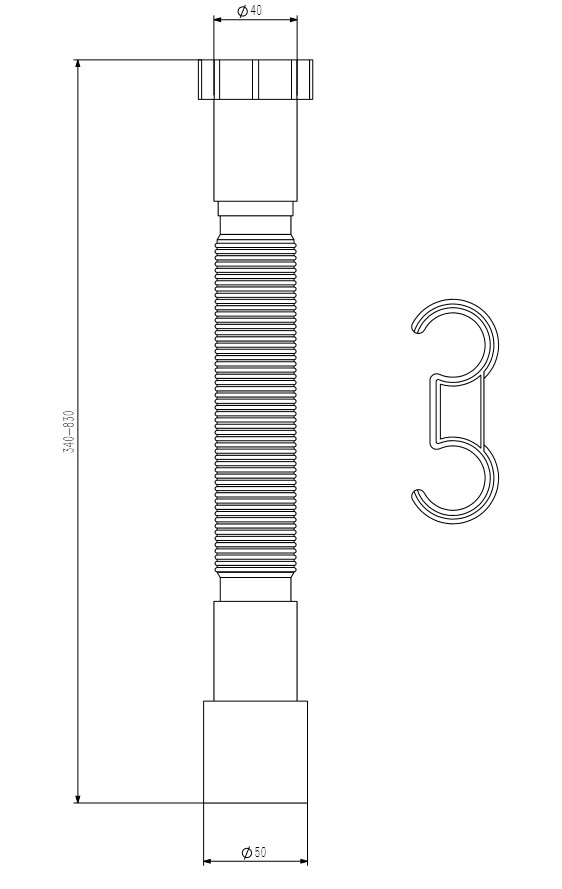 Гнучке з'єднання 50х40 1