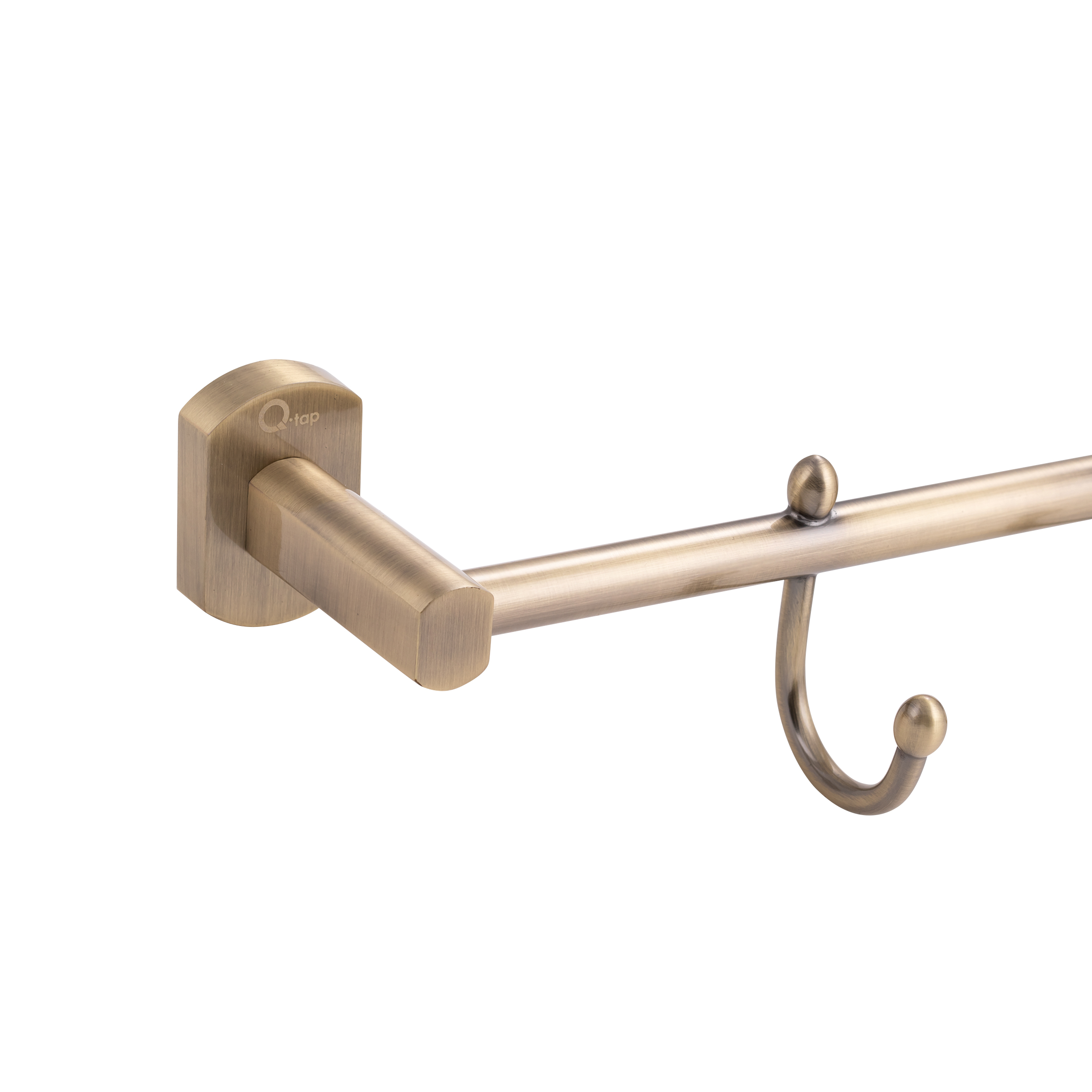 Тримач для рушника Qtap Liberty 4 гачка 450 мм QTLIBANT11544 Antic Bronze 2