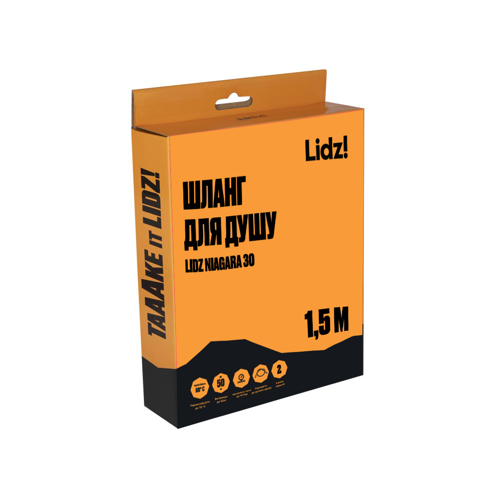 Шланг Lidz Niagara 30 1,5 м LDNIA30NKS28541 Nickel 3