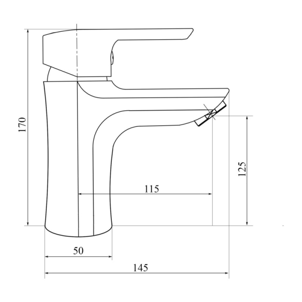 Змішувач для раковини Brinex 35B 001 1