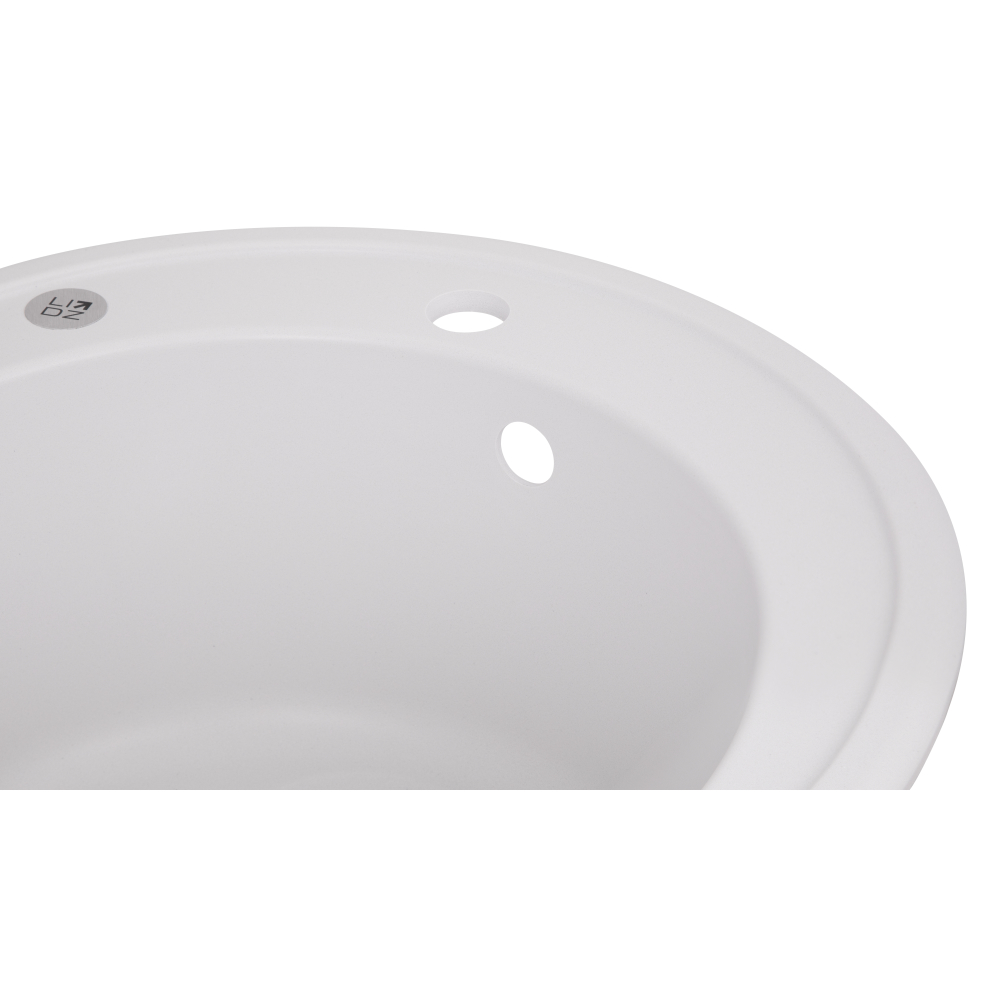 Кухонна мийка Lidz D510/200 WHI-01 (LIDZWHI01D510200) 4