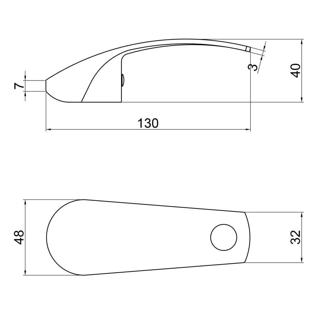 Ручка для змішувача Lidz Repair Mars 040M (k40) LDREP040MCRM34817 Chrome 1