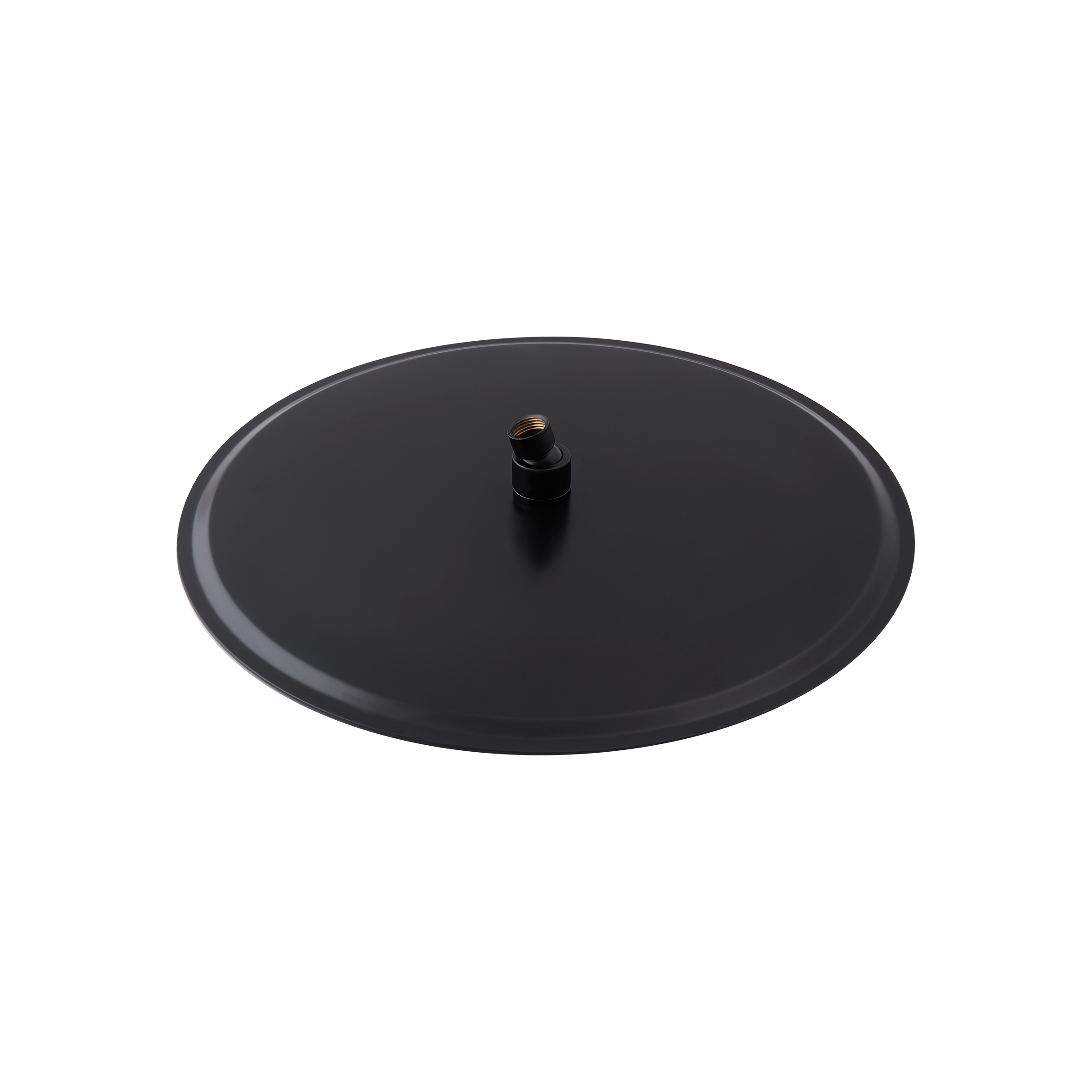 Лійка для верхнього душу Qtap Hlavova 400 мм округла QTHLAS400O1ZBB Black Matt 2