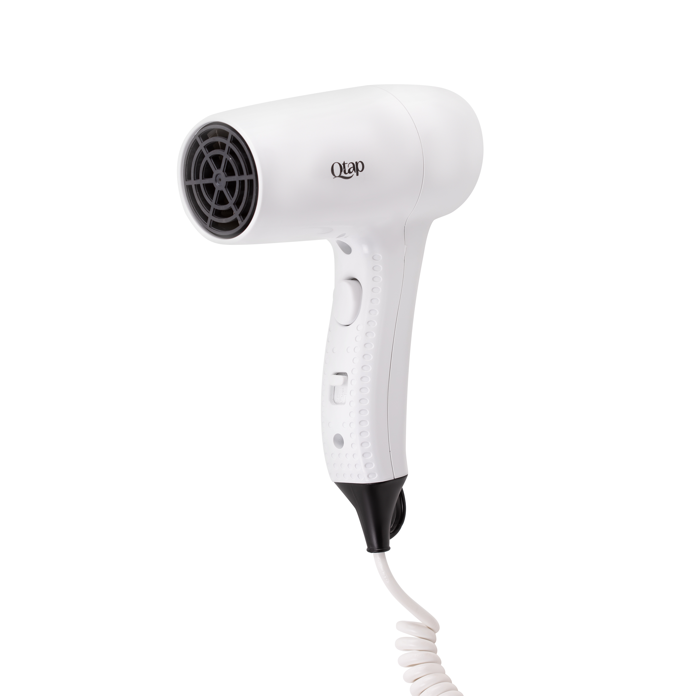 Фен із тримачем Qtap Pohodli 1200 Вт QTF1200RNP White (Pobut) 2