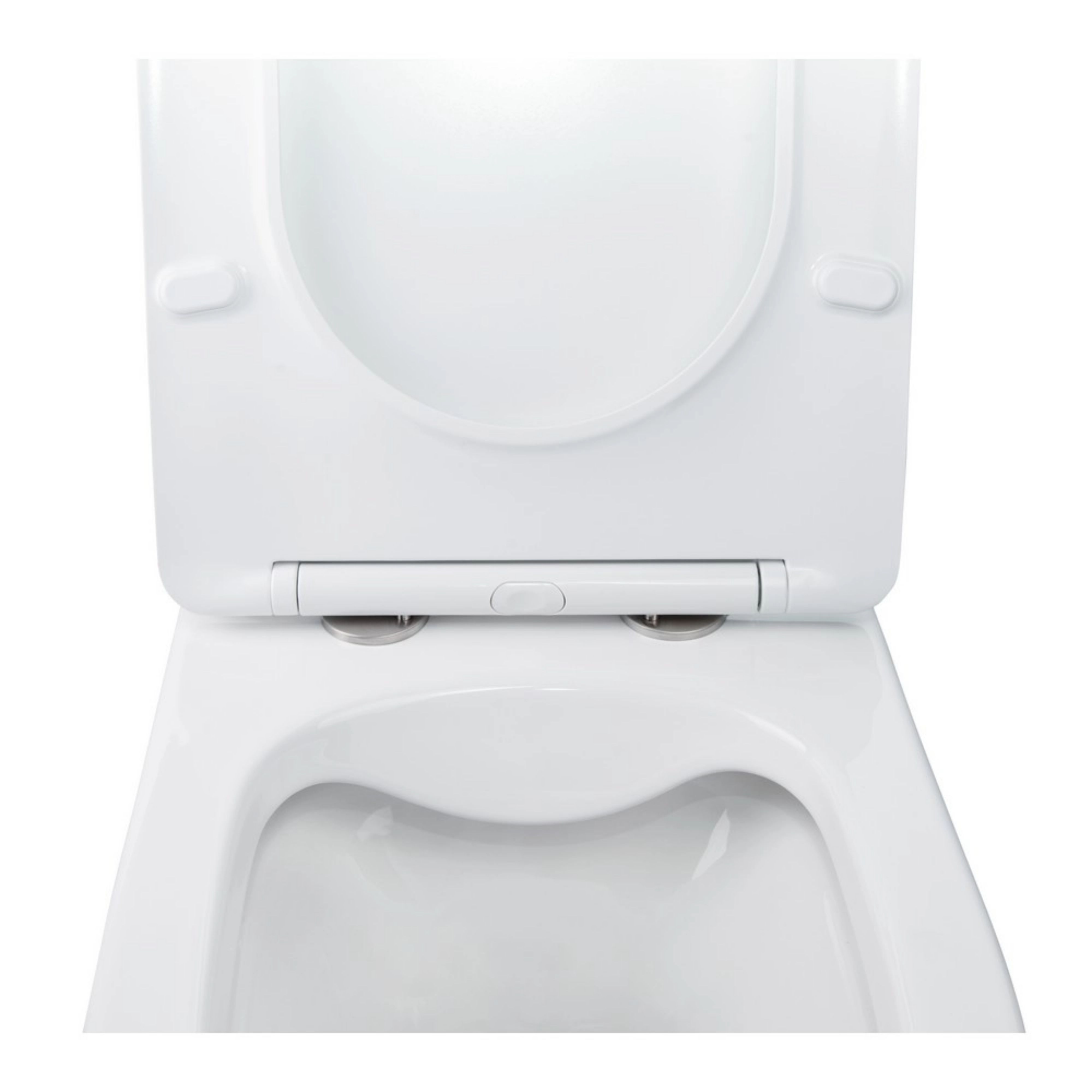 Готове рішення Qtap для ванної кімнати: підвісний унітаз Swan Rimless + комплект інсталяції Nest 4 в 1 (лінійна клавіша White) 6