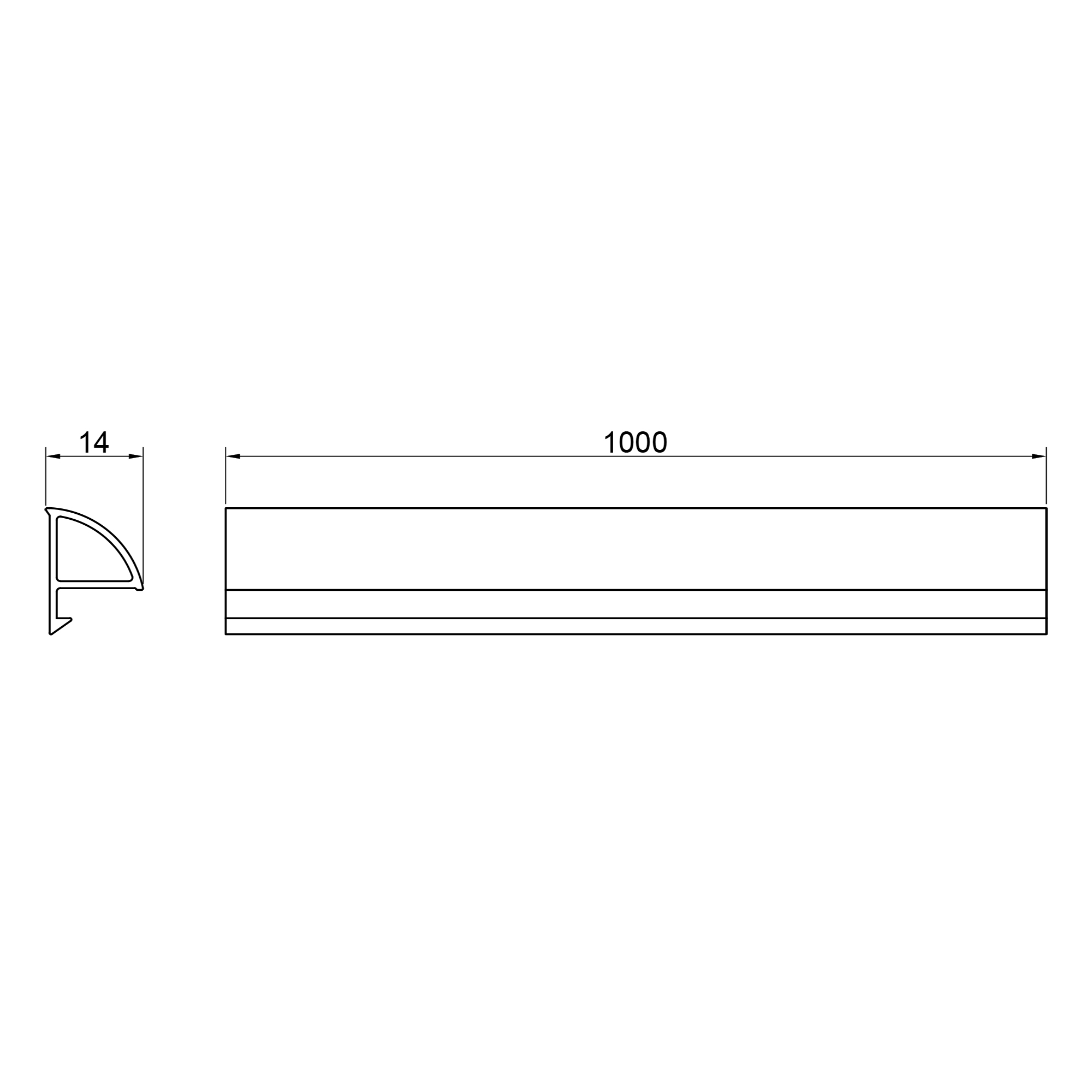 Декоративна планка для піддона та ванни Qtap Water cover WHI60101401 1