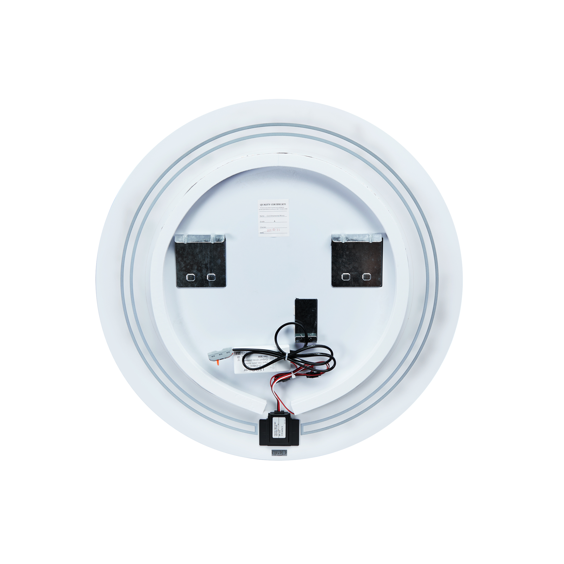 Дзеркало Qtap Jay N R590 з LED-підсвічуванням Touch, димер, рег. яскравості QT07782504W 4