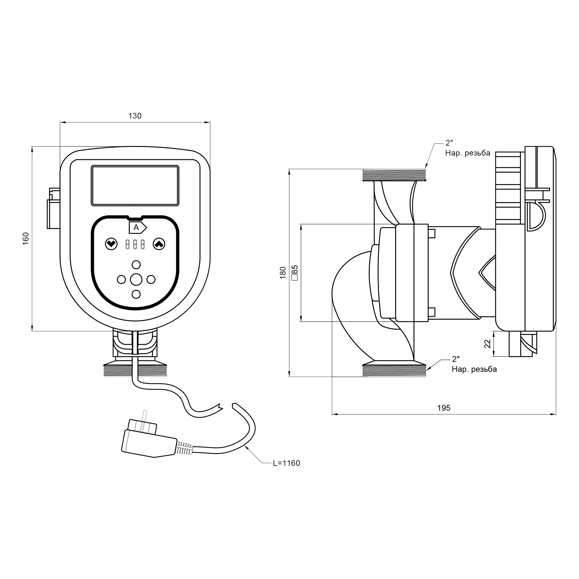 Насос циркуляційний Thermo Alliance LPSA 32/80/180 1