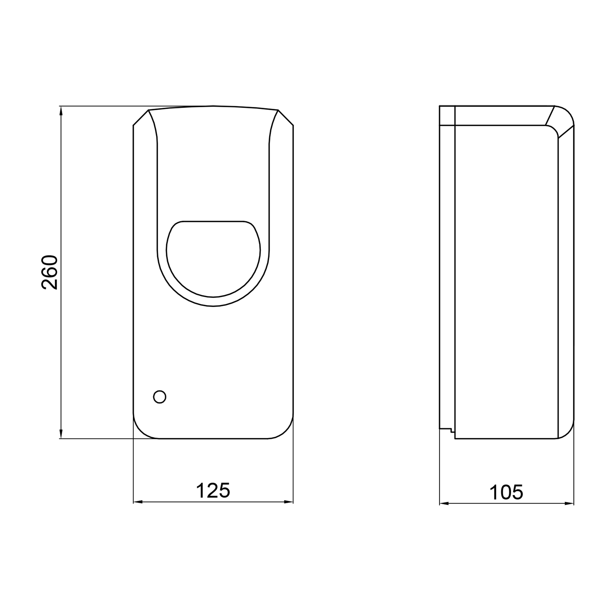 Дезінфектор Qtap Pohodli 6V безконтактний QT170WH42921 White (Zdraví) 1