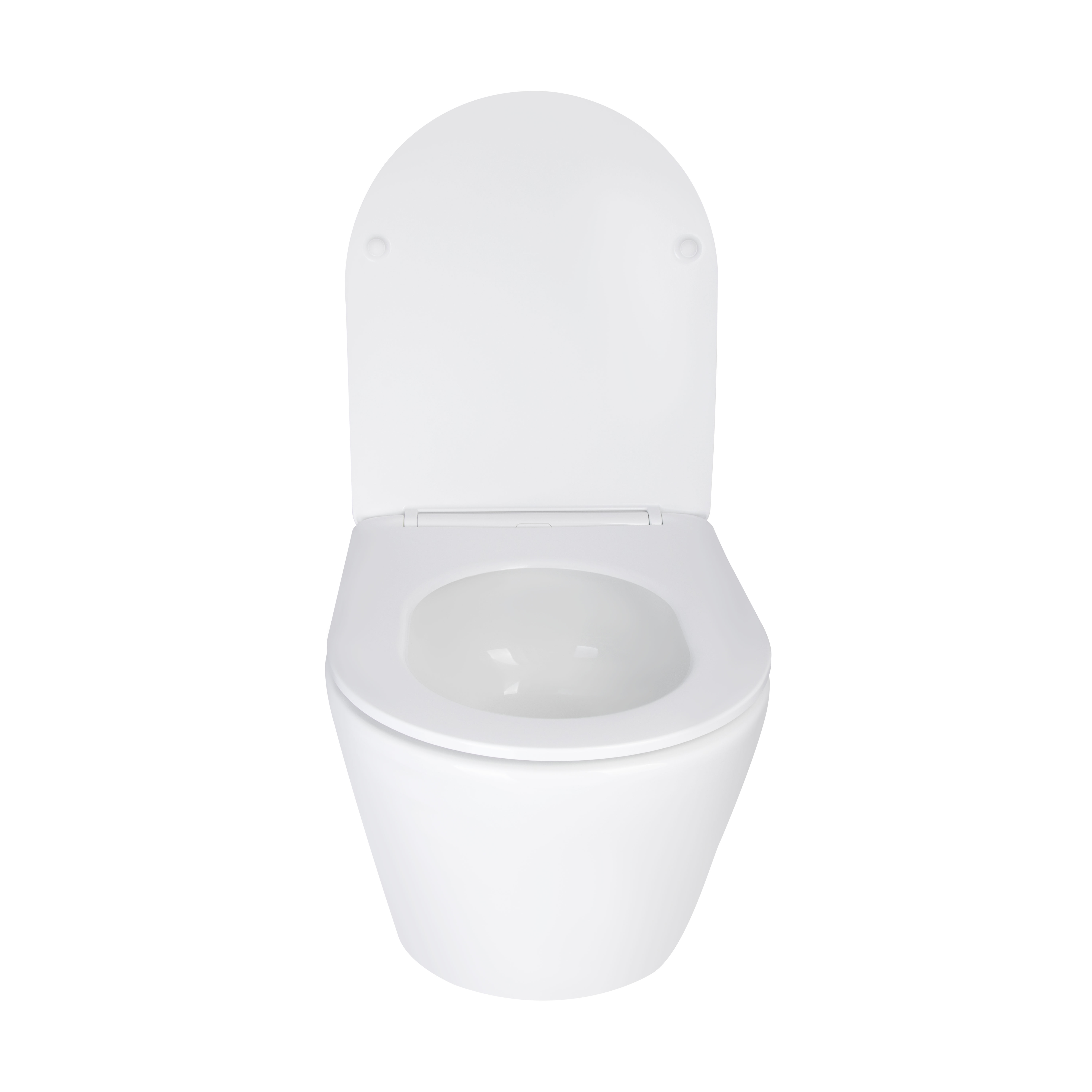 Унітаз підвісний Qtap Swan безободковий Ultra Quiet з сидінням Soft-close QT16335179W 2